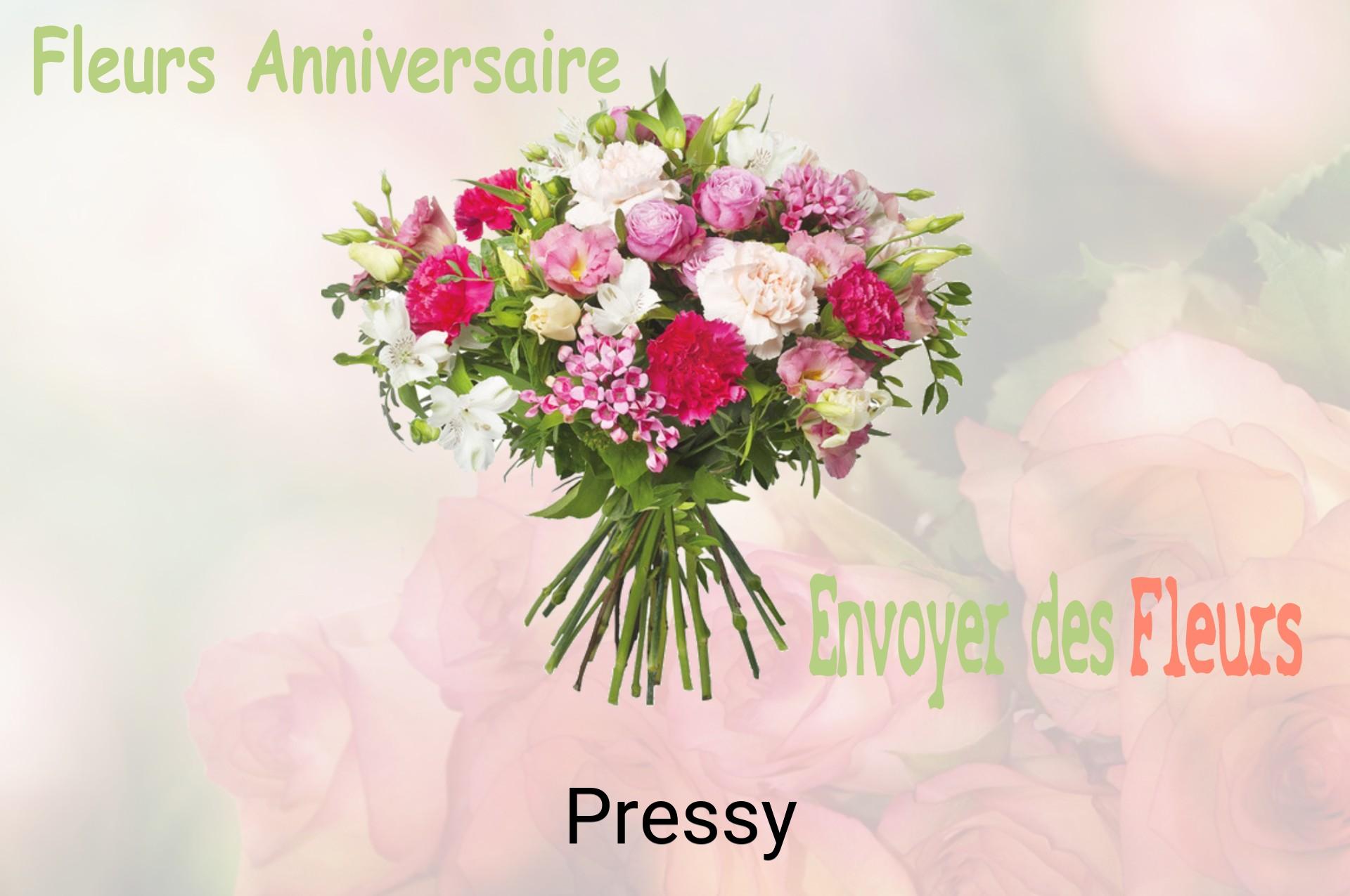 Bouquet de fleurs d’anniversaire livré à Pressy